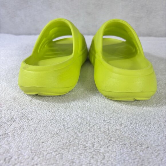 UGG Kids Sport Yeah Slides Size K2 Neon Lime Green Slip Ons - Picture 6 of 13